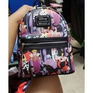🆕Womens Loungefly Disney Villains Mini Backpack